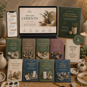 Sistema Cemento Decorativo + 8 bonus de regalo